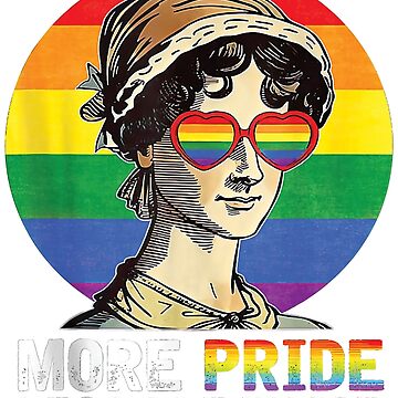 More Pride Less Prejudice Wear Glasses LGBT Gay Pride Month T-Shirt