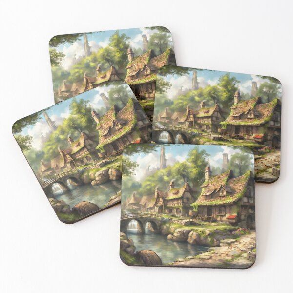 Item preview, Old Village designed and sold by Dawn van Doorn.