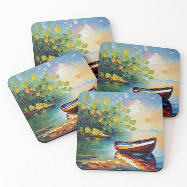 Item preview, Boat on the Shore designed and sold by kultomatic.