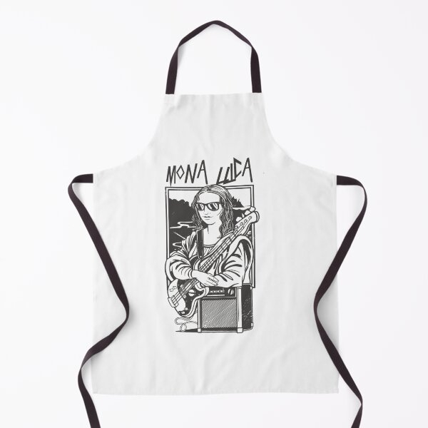 Item preview, Mona Lisa with Electric Guitar designed and sold by MariannCrews.