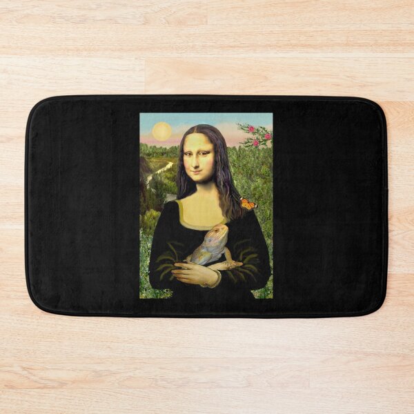 Item preview, Mona Lisa with her Bearded Dragon designed and sold by MariannCrews.