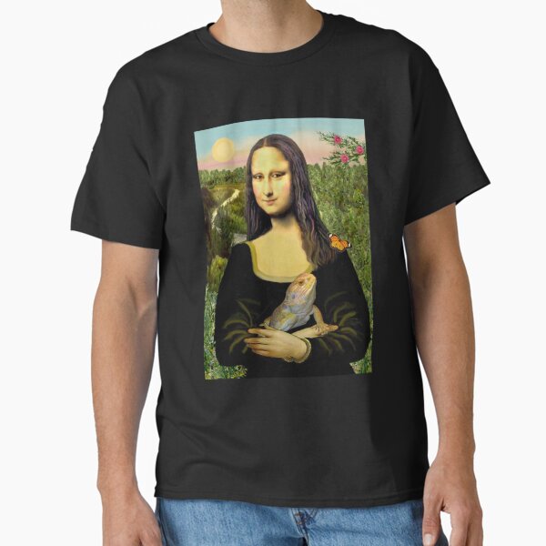 Artikel-Vorschau von Mona Lisa mit ihrem Bartagamen, designt und verkauft von MariannCrews.