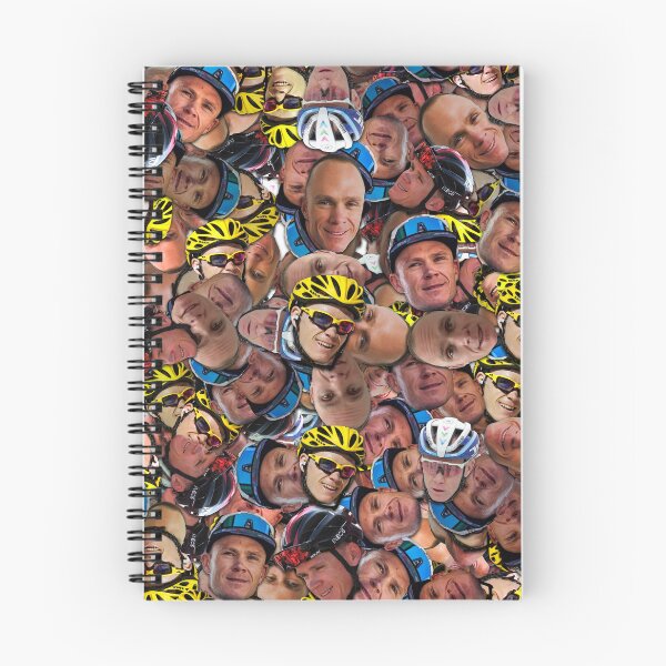 Item preview, Chris Froome - professional road racing cyclist face pattern designed and sold by ManOfManyFaces.