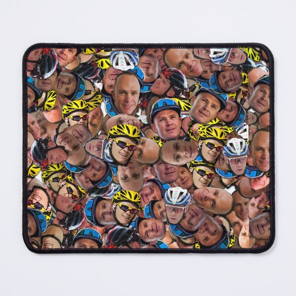 Item preview, Chris Froome - professional road racing cyclist face pattern designed and sold by ManOfManyFaces.