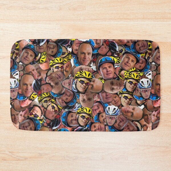 Item preview, Chris Froome - professional road racing cyclist face pattern designed and sold by ManOfManyFaces.