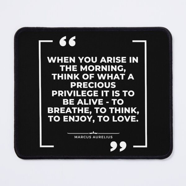 Item preview, Marcus Aurelius - The Privilege of Life designed and sold by The Stoic Sigma.