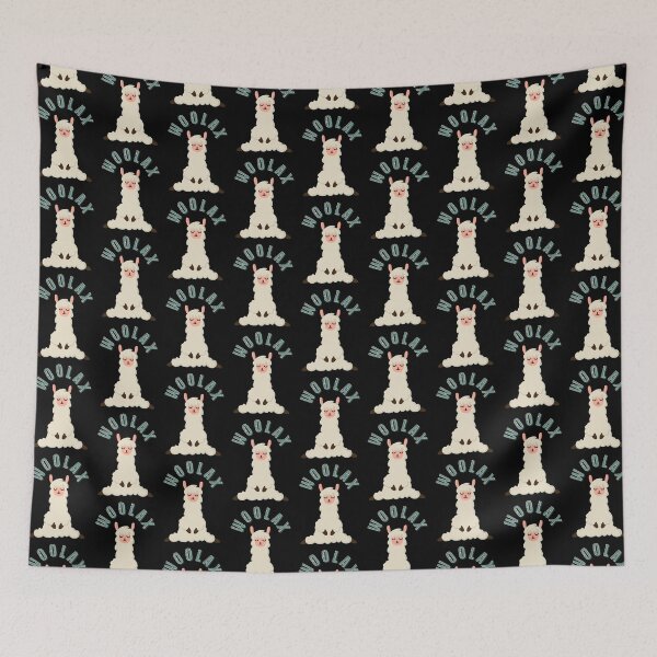 Item preview, Kawaii animal yoga pose - Stretching alpaca illustration designed and sold by JinJinYoon.