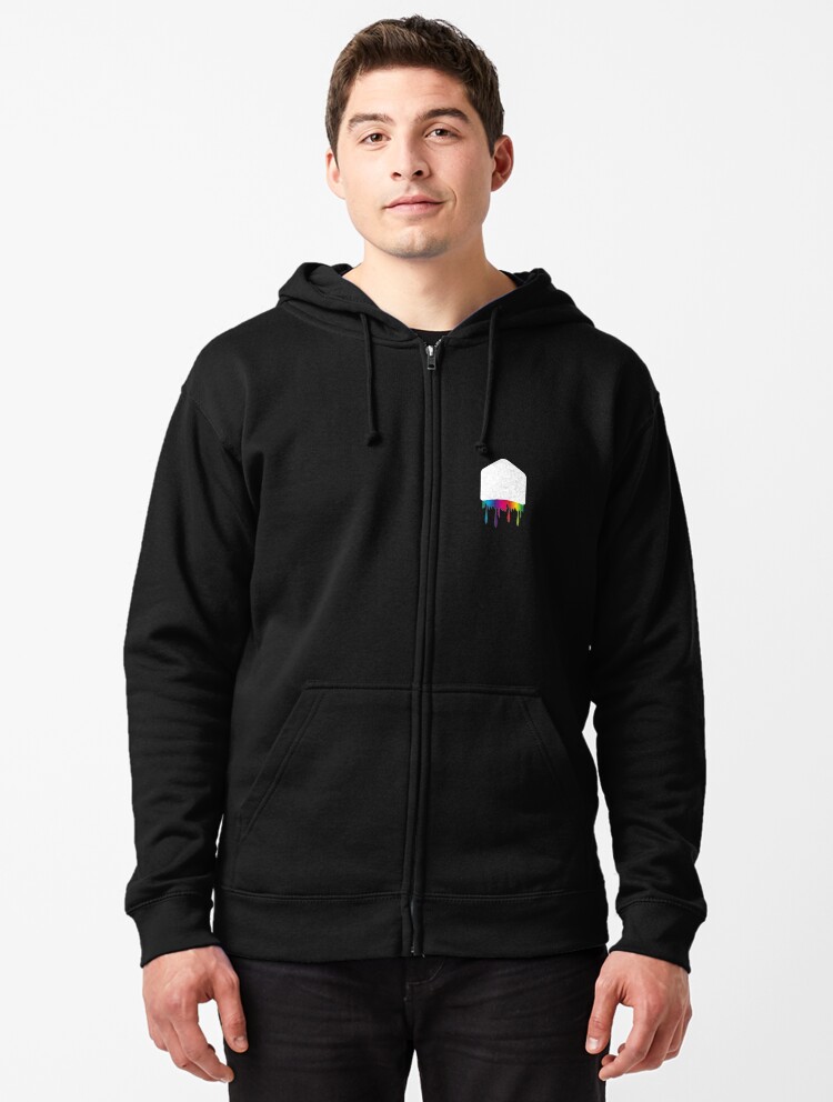 color drip hoodie