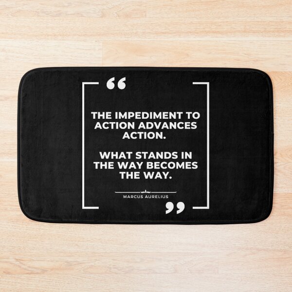 Item preview, Marcus Aurelius - What Stands In The Way designed and sold by The Stoic Sigma.