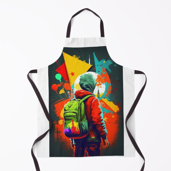 Item preview, Back into the past, bright colorful abstraction designed and sold by Procerto.