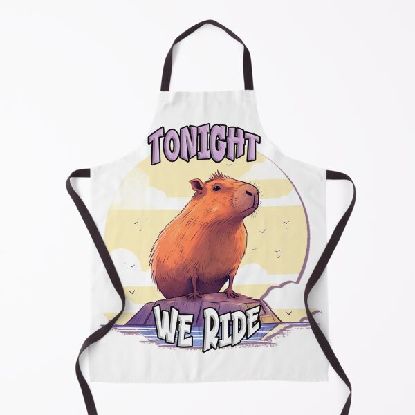 Item preview, Capybara Says: Tonight We Ride! designed and sold by Bug & Brush.
