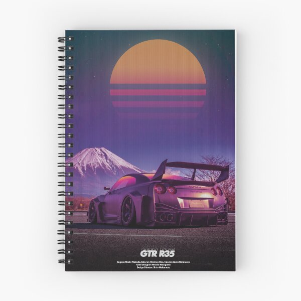 Artikelvorschau, GTR R35 Synthwave entworfen und verkauft von aliigal.