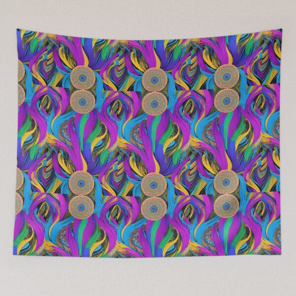 Item preview, Painted Mandala Circle Art 47 by MMA designed and sold by spacemandala.