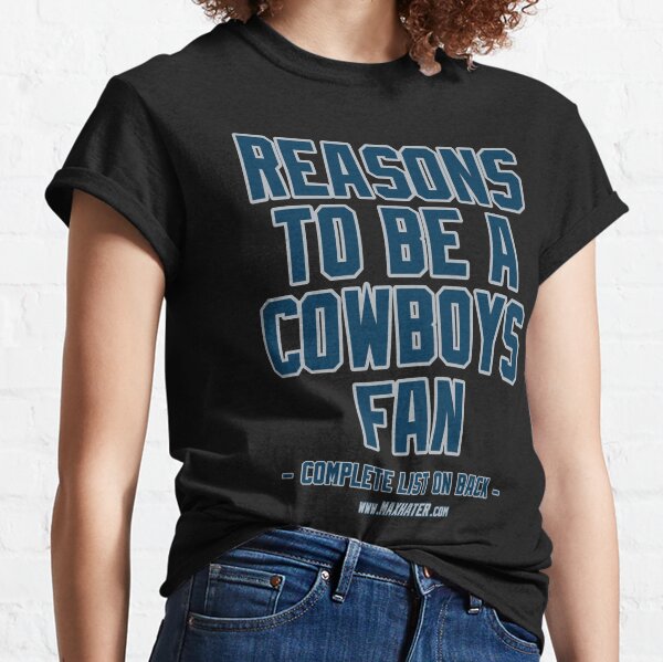 No Reasons To Be a Dallas Cowboys Fan, Cowboys Suck, Funny Gag Gift  Essential T-Shirt for Sale by maxhater