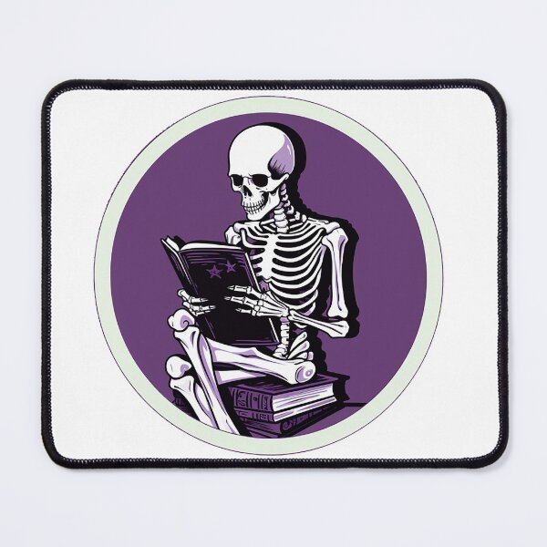 Item preview, I look better bent over a book - Spirit Halloween Near Me - Halloween Store Near Me - Full Size Skeleton designed and sold by JansenGS.