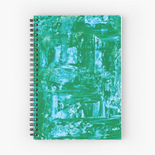 Artikelvorschau, Strukturierte Spachtelmalerei Grün Blau entworfen und verkauft von abstractwhimsy.