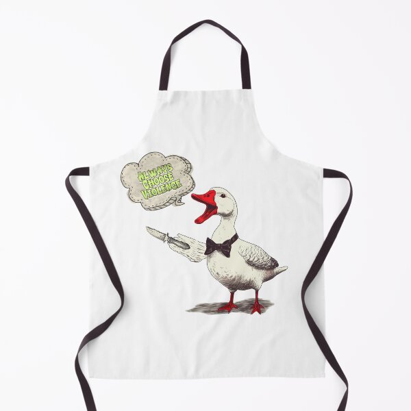 Item preview, Always Choose Violence White Goose designed and sold by Bug & Brush.