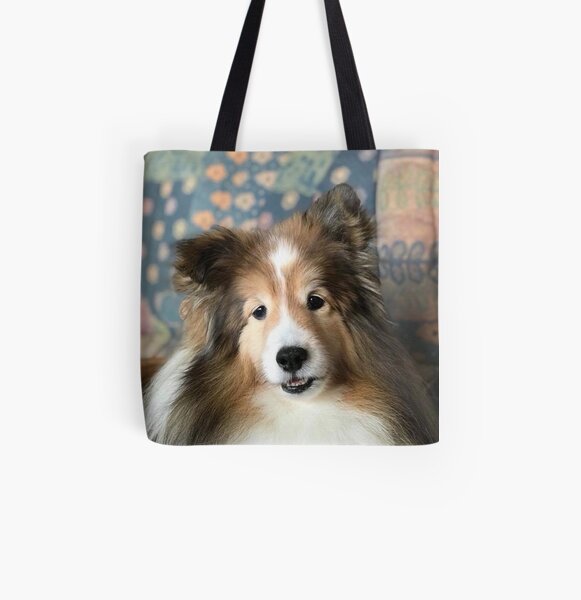 Sheltie girl All Over Print Tote Bag