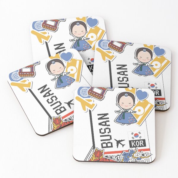 Item preview, Busan South Korea Boarding Pass designed and sold by funnylifeusa.