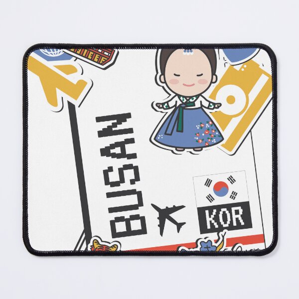 Item preview, Busan South Korea Boarding Pass designed and sold by funnylifeusa.
