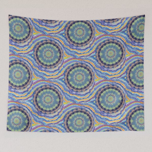 Item preview, Painted Mandala Circle Art 44 by MMA designed and sold by spacemandala.