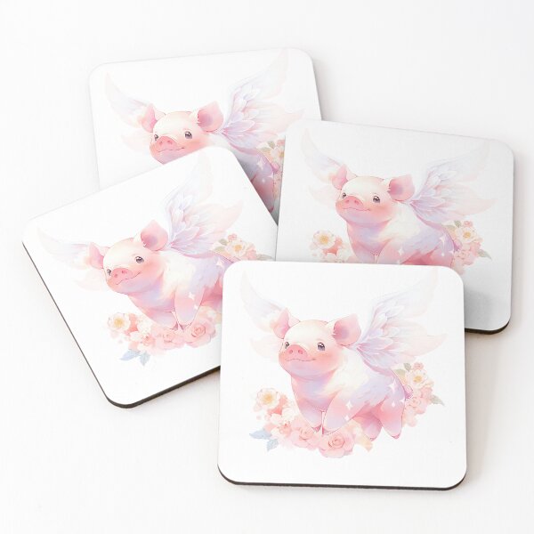 Item preview, Flying Pig with wings - Angel Pig! designed and sold by MagicStrawberry.