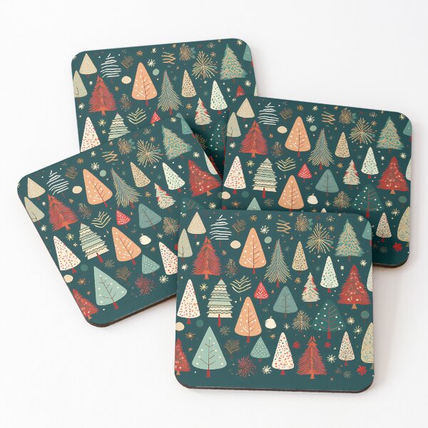 Item preview, Christmas Tree Pattern designed and sold by tropicaltee.