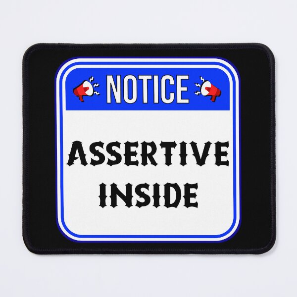 Artikelvorschau, NOTICE: Assertive Inside - funny warning signs entworfen und verkauft von DesignsFromTW-S.