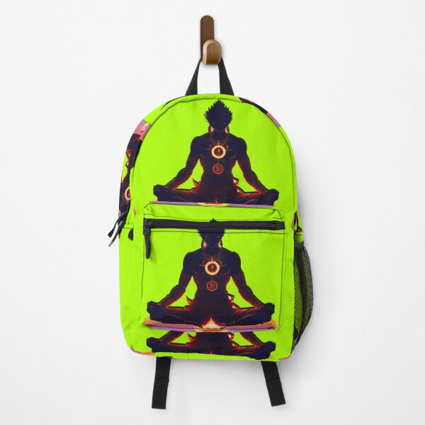 Item preview, Silhouette Yoga Anime Monk / Find Zen with Yoga Monk Silhouette: Embrace Spiritual Art and Inner Peace designed and sold by Neer arts.
