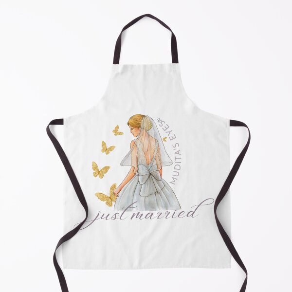 Item preview, Romantic "Just married"  Wedding Day Wishes & Proposal Bride Sticker designed and sold by MuditasEyes.