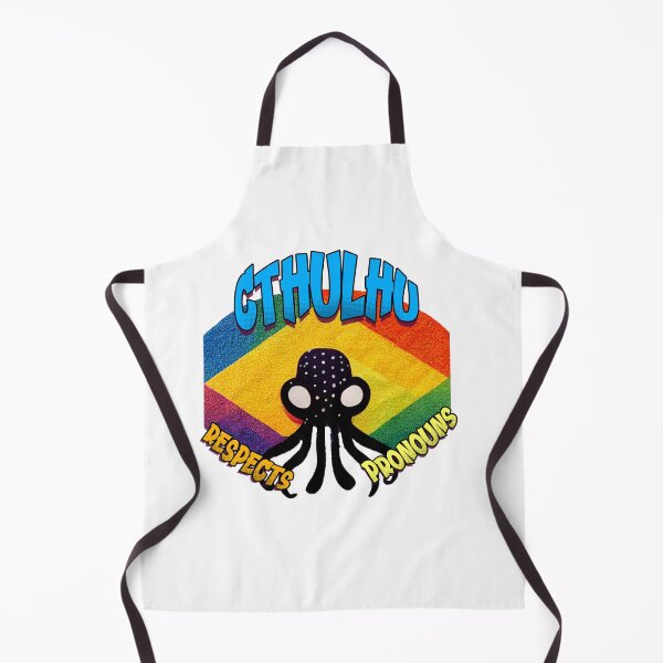 Item preview, Cthulhu Respects Pronouns designed and sold by Bug & Brush.
