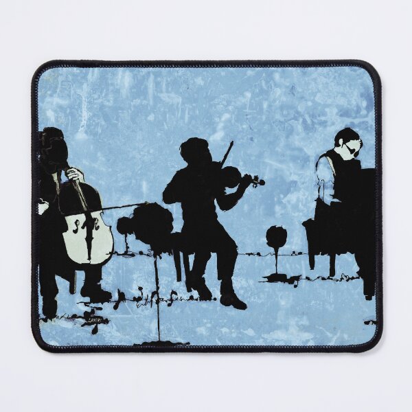 Item preview, THREESOME IN BLUE! ( artwork series M-U-S-I-C! ) designed and sold by AnzueMboreIsa.