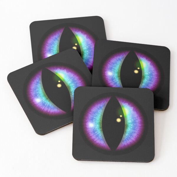Aperçu de l'œuvre Oeil de dragon multicolore créée et vendue par HolidayBug.