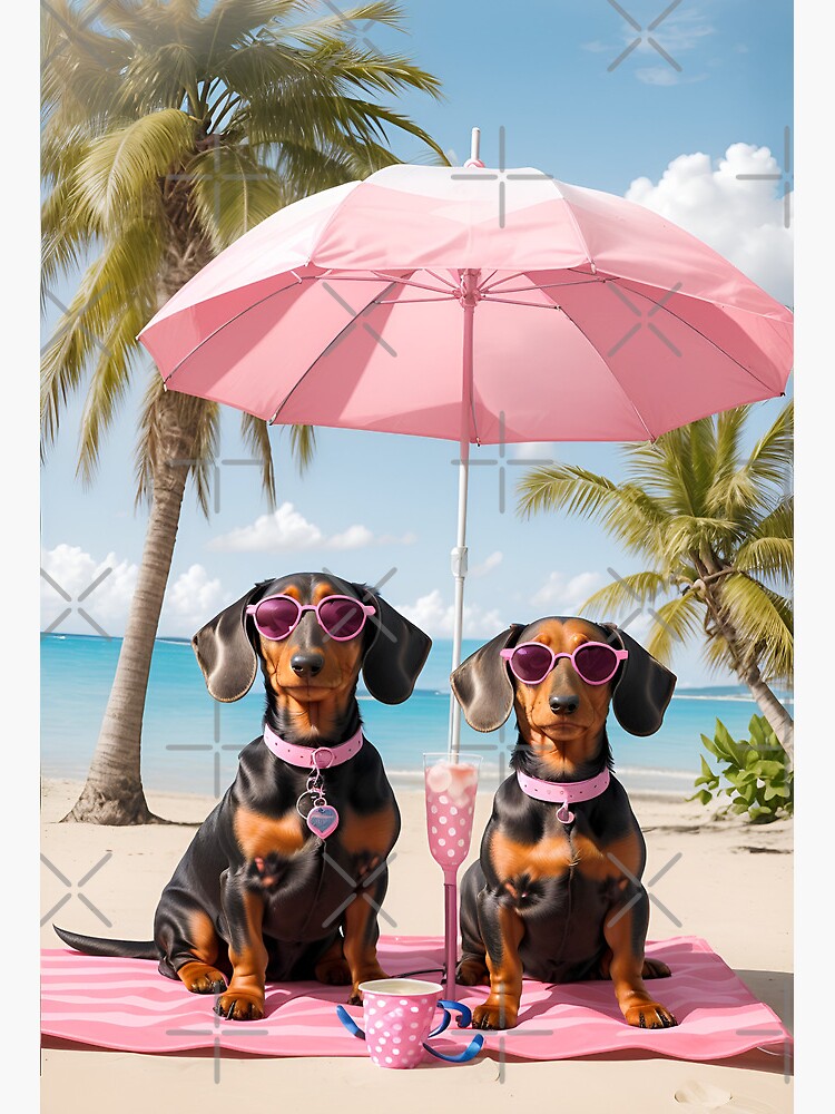 Wiener dog umbrella fashion