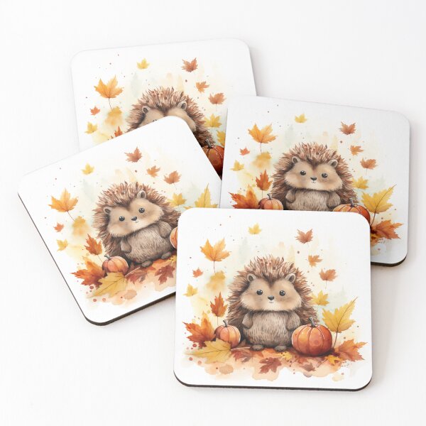Item preview, Cute Autumn Hedgehog designed and sold by Luna-Art-Design.