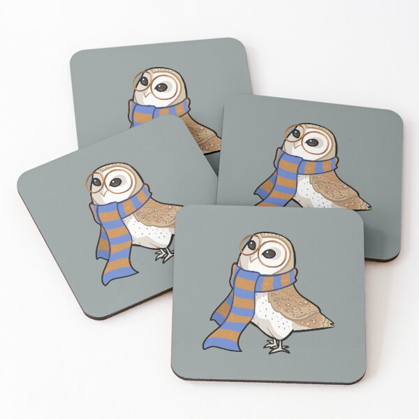 Item preview, Smart Barn Owl with Scarf 	 	 designed and sold by hjfqbojtics70.