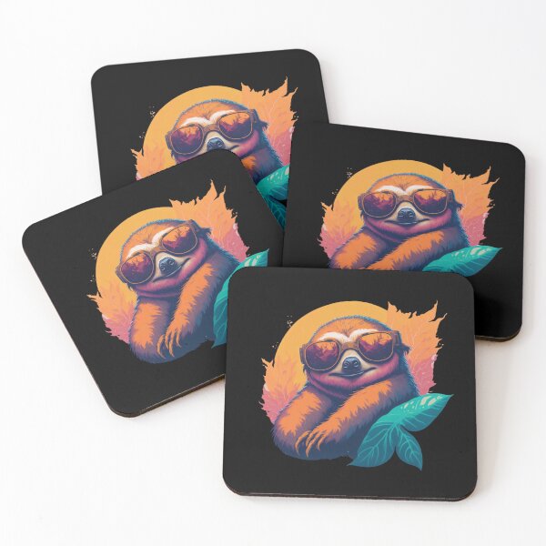 Item preview, Sloth in sunglasses designed and sold by Pug-Obsession.