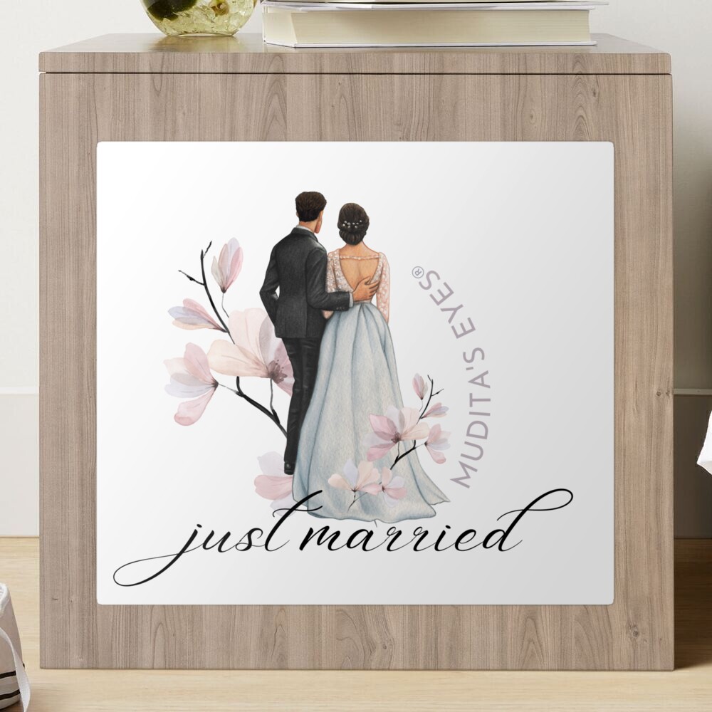 Cadre personnalisé Just Married - The Weddingshop