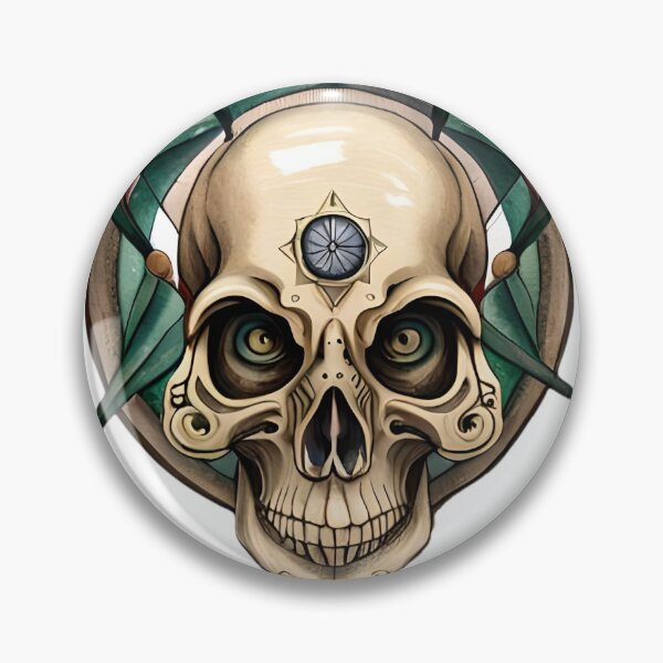 Item preview, Dad skull with botany designed and sold by Dr-Kane.