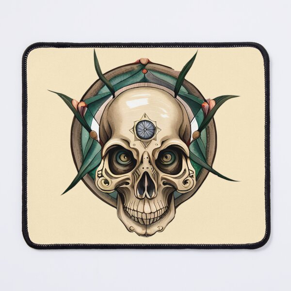 Item preview, Dad skull with botany designed and sold by Dr-Kane.