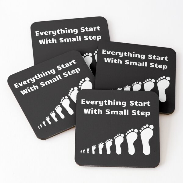 Item preview, Everything Start With Small Step designed and sold by ONISIE.
