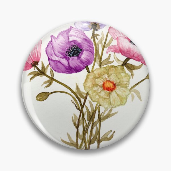 Artikelvorschau, Ein kleiner Strauss Anemonen entworfen und verkauft von Cacatuart.