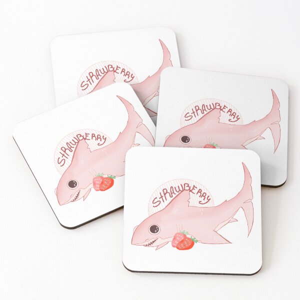 Item preview, strawberry shark!! designed and sold by Markittenstore.