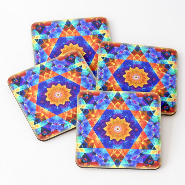 Item preview, Vibrant Abstract Geometrics Colorful Pattern designed and sold by Health And Fitness Posts e-Store.