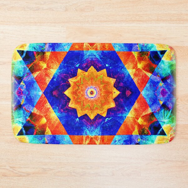 Item preview, Vibrant Abstract Geometrics Colorful Pattern designed and sold by Health And Fitness Posts e-Store.