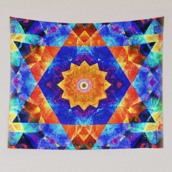 Item preview, Vibrant Abstract Geometrics Colorful Pattern designed and sold by Health And Fitness Posts e-Store.