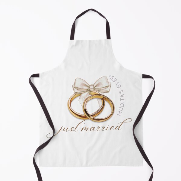 Item preview,  "Just married"  Wedding Day Wishes & Proposal Wedding Ring Sticker designed and sold by MuditasEyes.