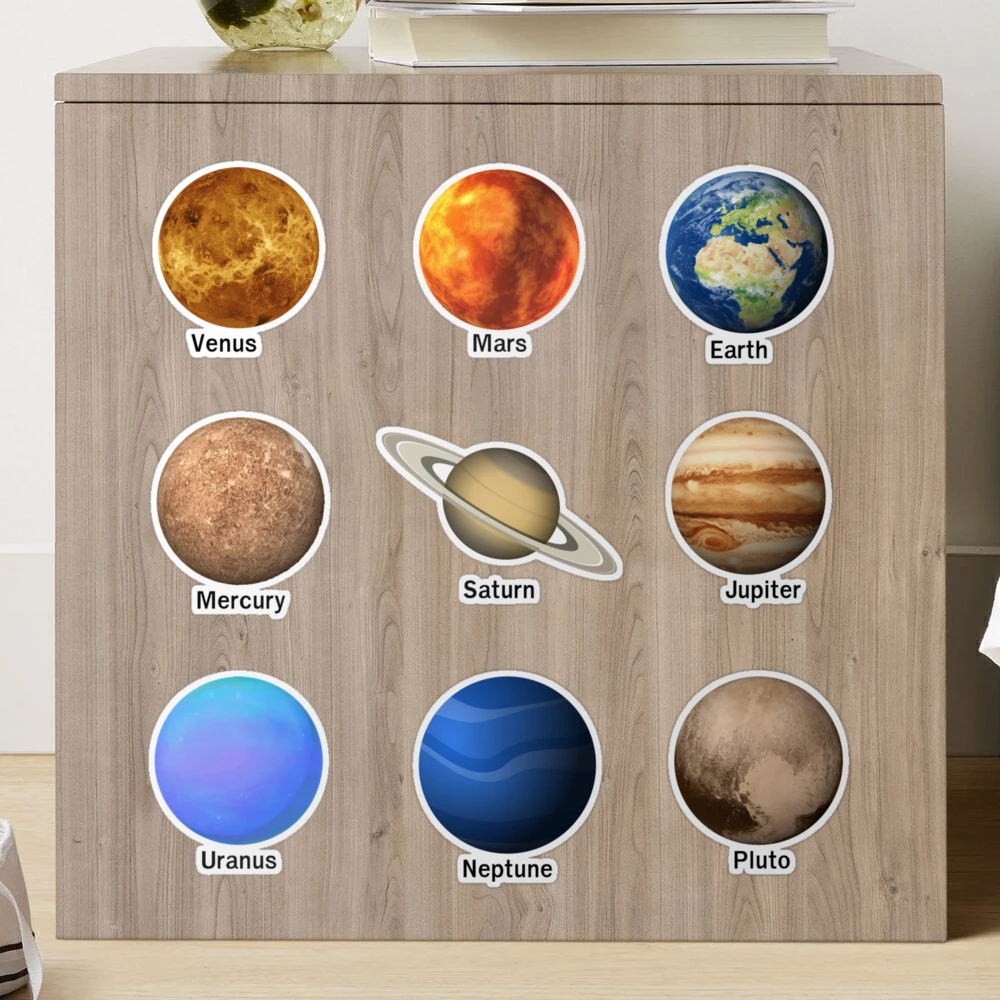 Planets Colour Sticker Sticker for Sale by Art-Work2021