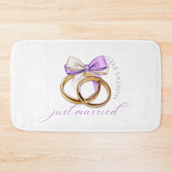 Item preview,   "Just married"  Wedding Day Wishes & Proposal Wedding Ring Sticker designed and sold by MuditasEyes.
