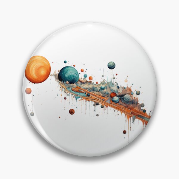 Item preview, Retro Planets Being Born designed and sold by aurahealing.
